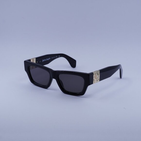 Palm Angels PERI10J MAGNOLIA 1007 Sunglasses Black Square Frame, Grey Lenses - Picture 1 of 10